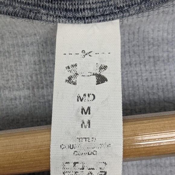 Under Armour Tech Half Zip Pullover Long Sleeve Armour Graphic Women's M Gray - Picture 6 of 10